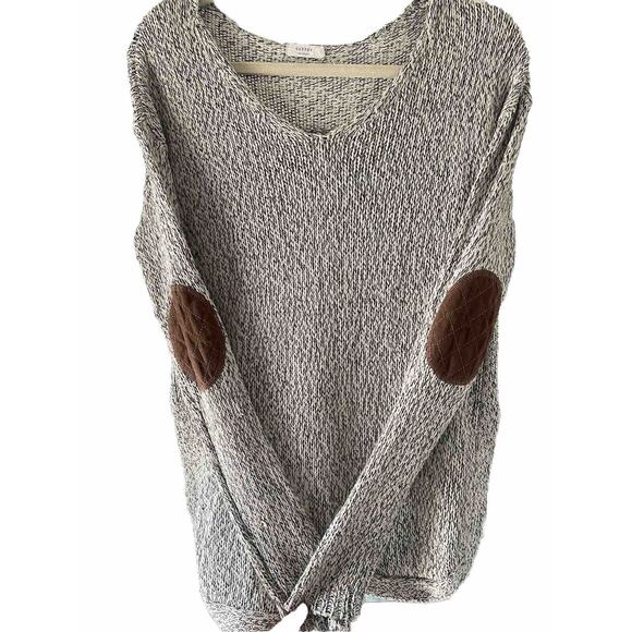 Harper Sweaters - Harper Heritage Sweater Womens Small Elbow Patch Pullover Casual Blouse Cozy